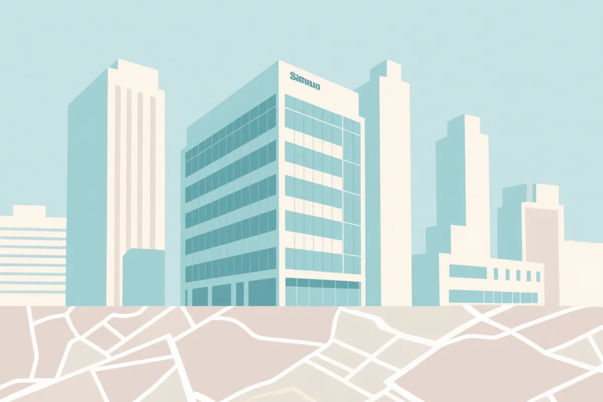 办公地点示意图