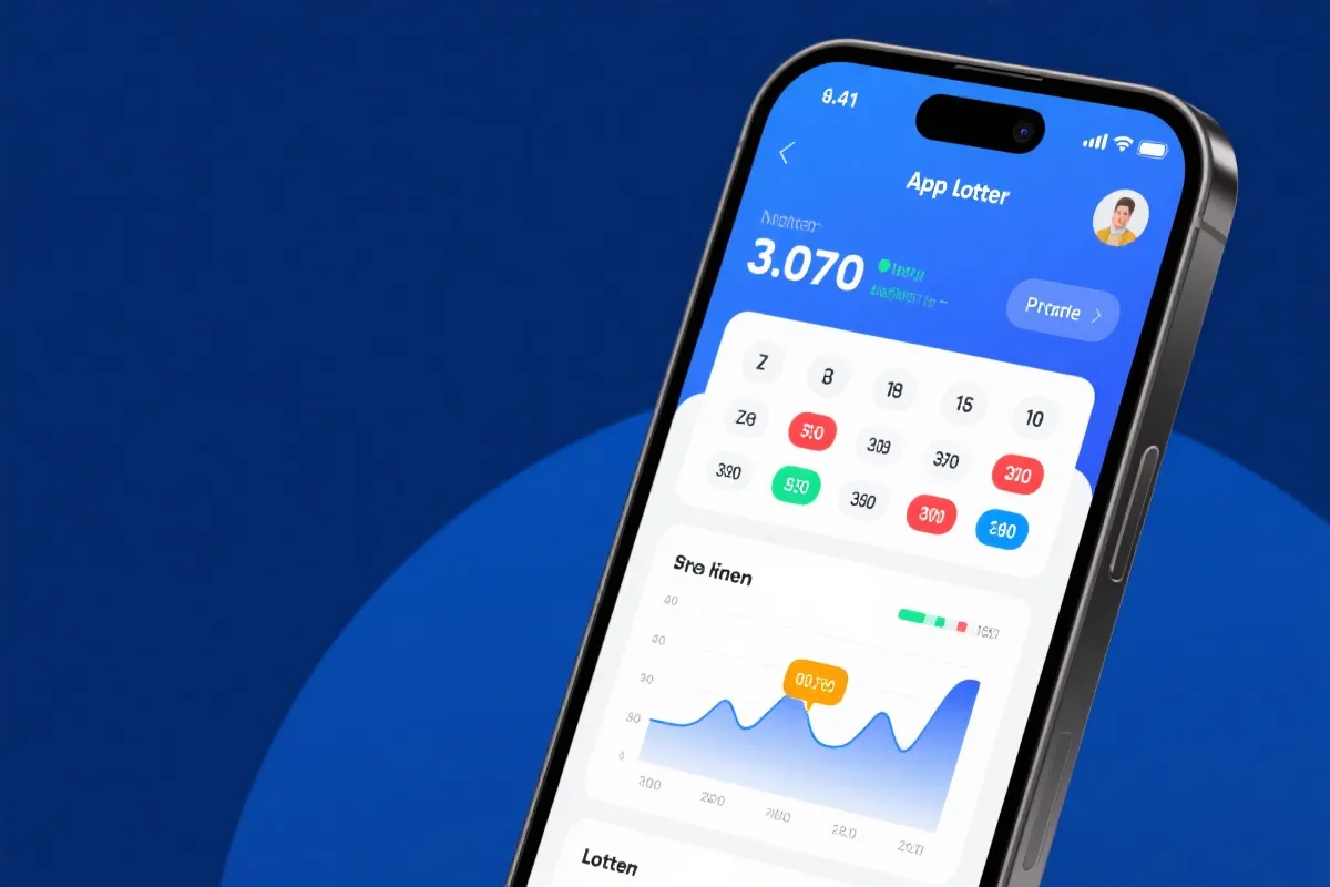开奖与走势图应用界面示意